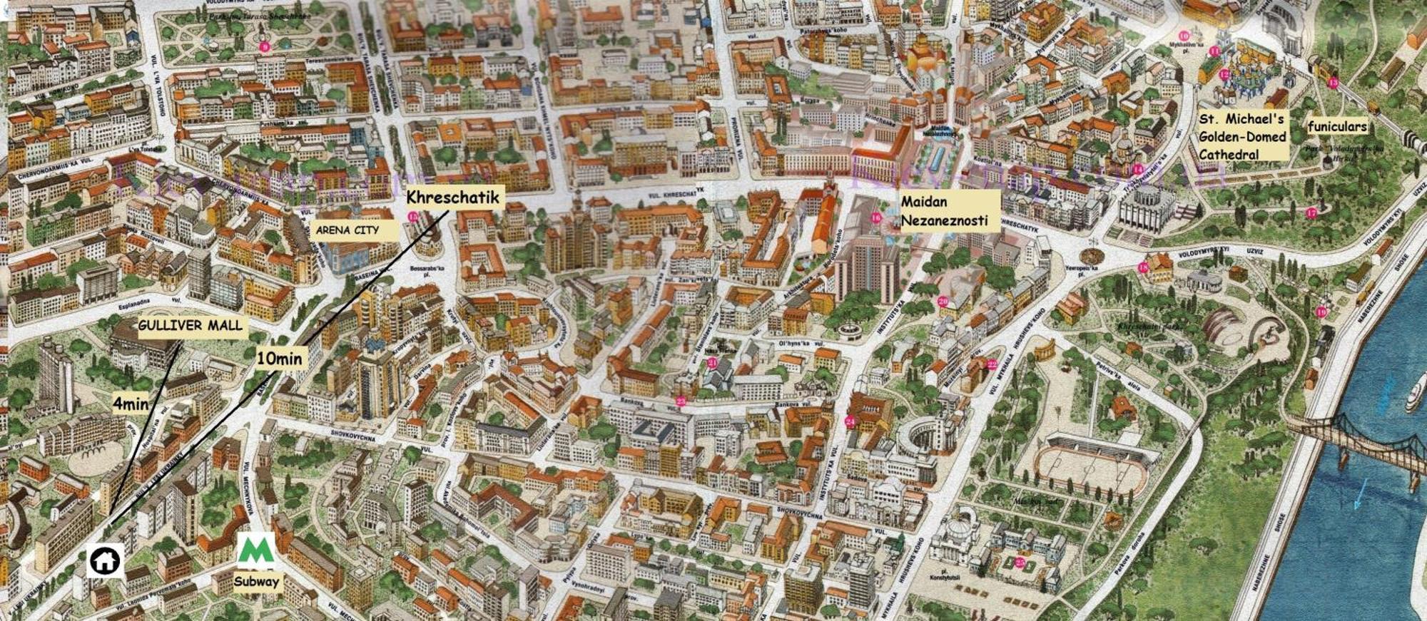 Apartment Baseina Khreschatyk Κίεβο Εξωτερικό φωτογραφία